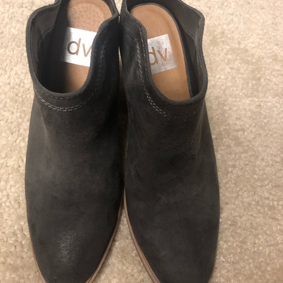 Gray backless booties - Picture 2 of 4